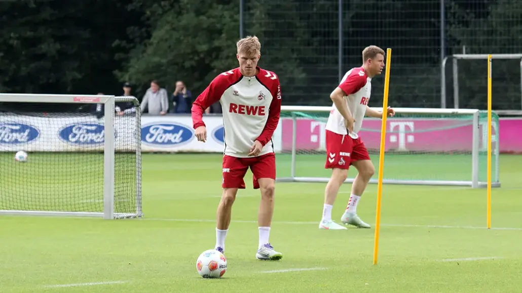 Marius Bülter trainiert erstmals mit dem FC. (Foto: GEISSBLOG)