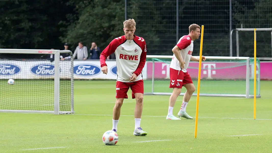 Marius Bülter trainiert erstmals mit dem FC. (Foto: GEISSBLOG)