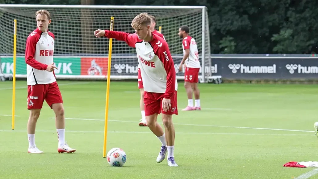 Marius Bülter trainiert erstmals mit dem FC. (Foto: GEISSBLOG)