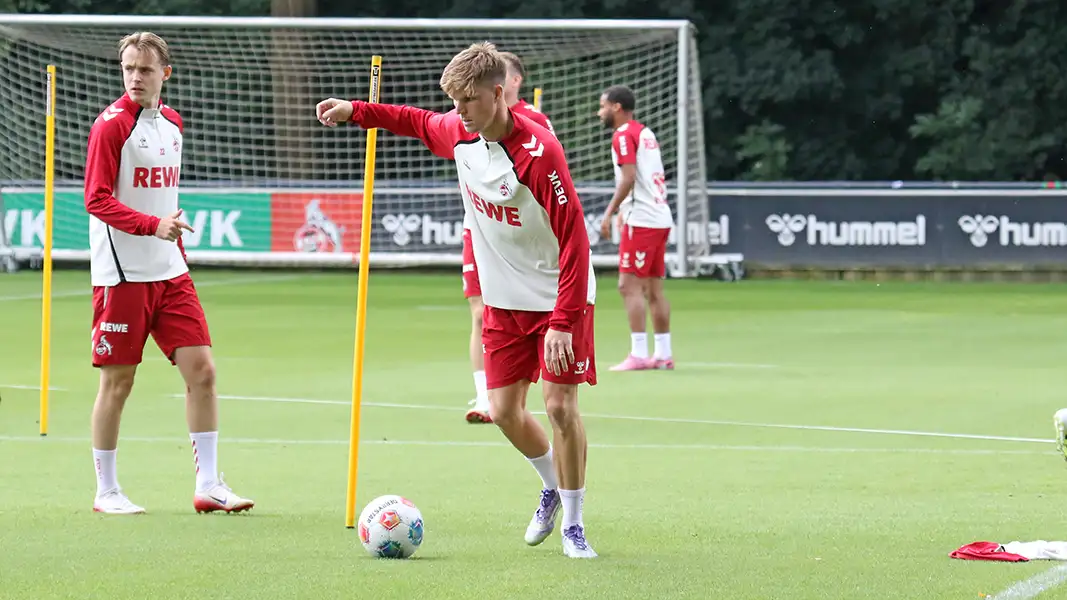 Marius Bülter trainiert erstmals mit dem FC. (Foto: GEISSBLOG)