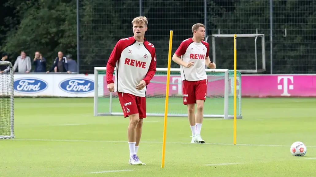 Marius Bülter trainiert erstmals mit dem FC. (Foto: GEISSBLOG)