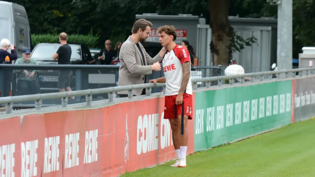 Thomas Kessler mit Julian Pauli. (Foto: GEISSBLOG)