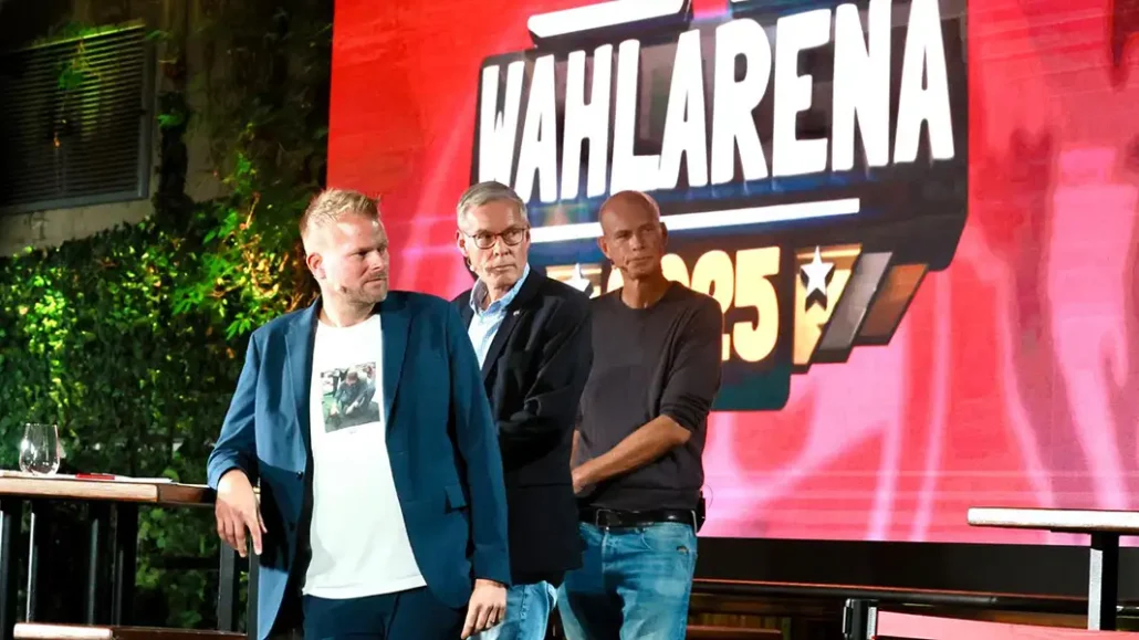 Die drei Kandidaten: Wilke Stroman, Sven Adenauer und Jörn Stobbe. (Foto: Bucco)