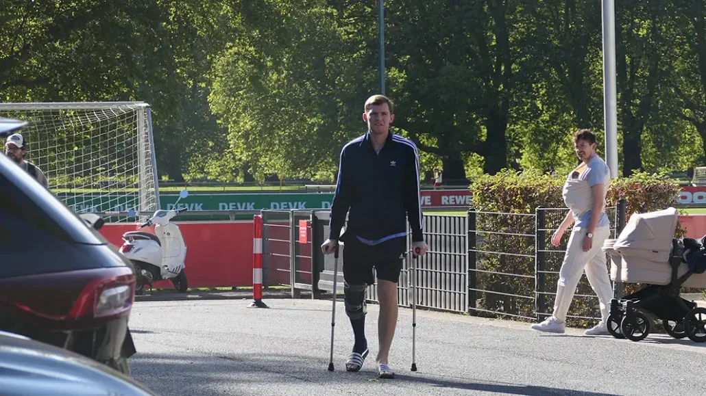 Luca Kilian ist zurück am Geißbockheim. (Foto: GEISSBLOG)
