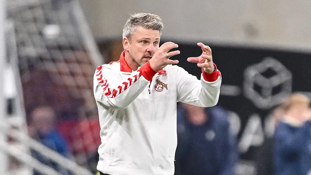 Lukas Kwasniok bringt den 1. FC Köln wieder zusammen. (Foto: IMAGO / DeFodi Images)