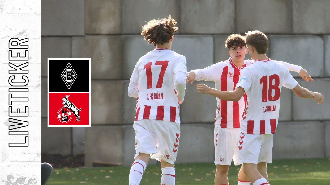Die U17 des 1. FC Köln will auch in Gladbach jubeln. (Foto: Bucco)