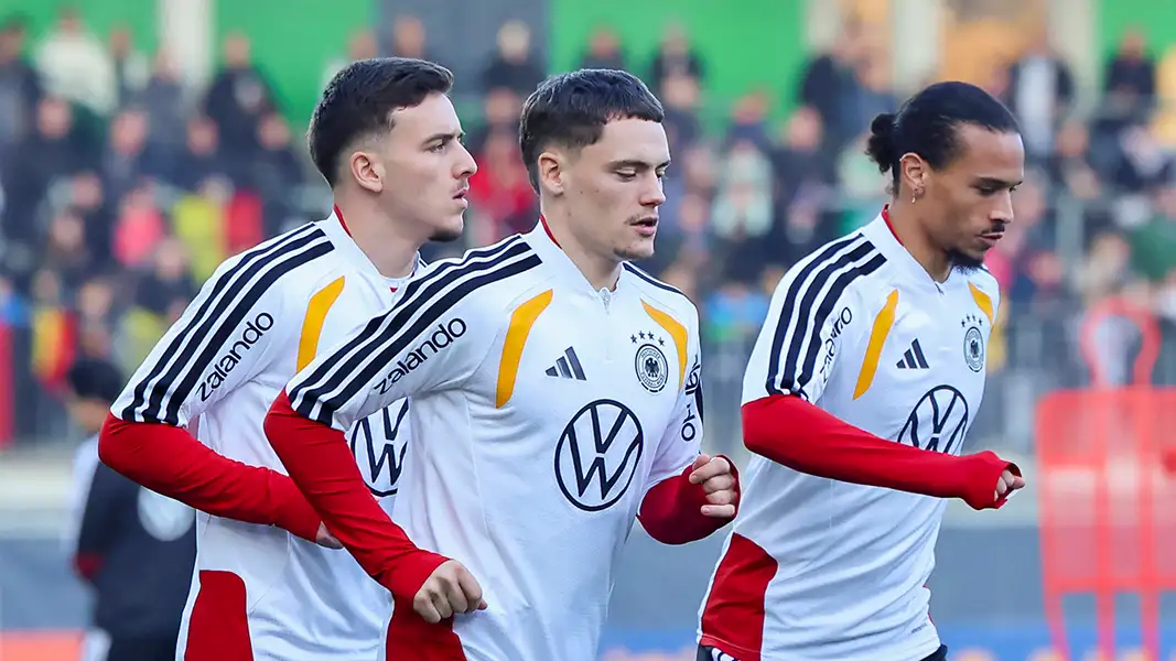Said El Mala an seinem ersten Tag bei der Nationalmannschaft. (Foto: IMAGO / DeFodi Images)