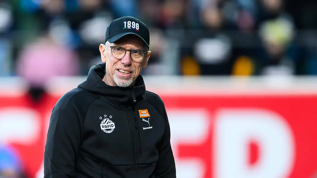 Peter Stöger ist nicht mehr Trainer von Rapid Wien. (Foto: IMAGO / GEPA pictures)