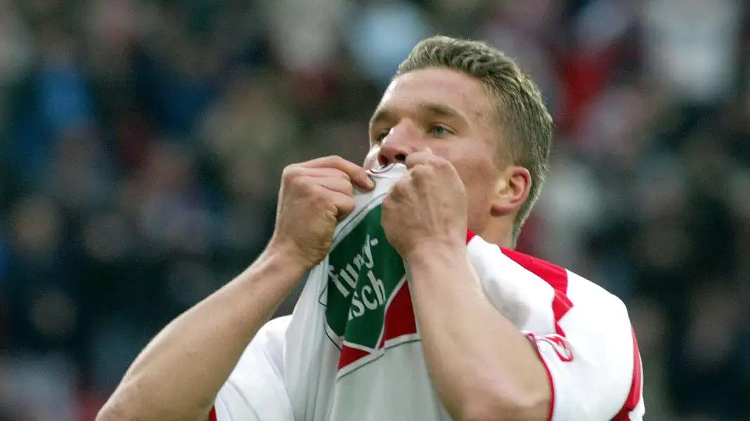 Lukas Podolski in seiner Premieren-Saison für den FC in der Bundesliga. (Foto: Ligafoto)