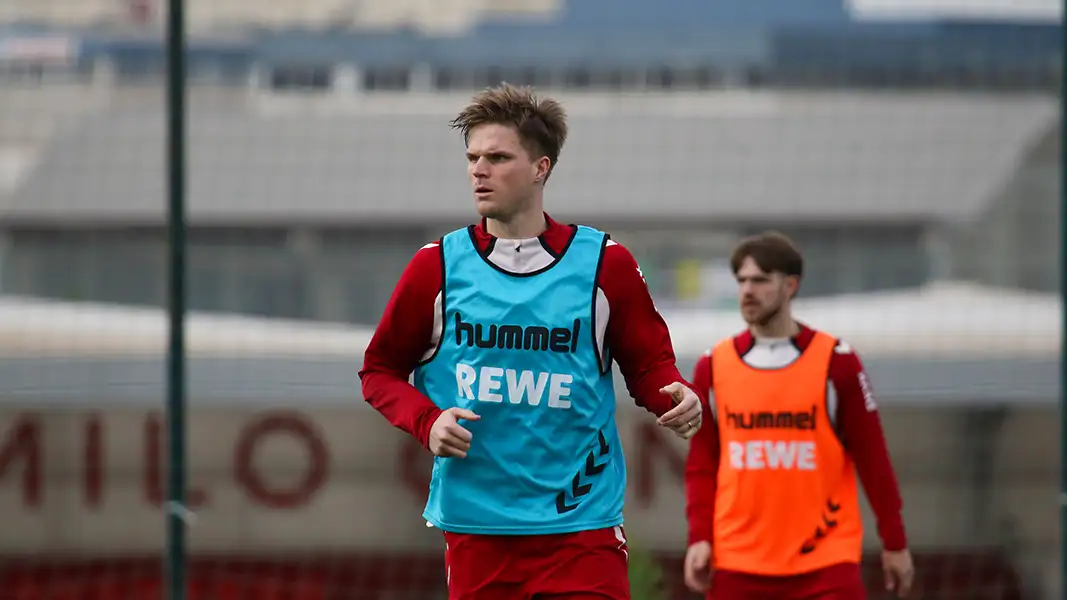 Marius Bülter im Trainingslager in La Nucia. (Foto: GEISSBLOG)
