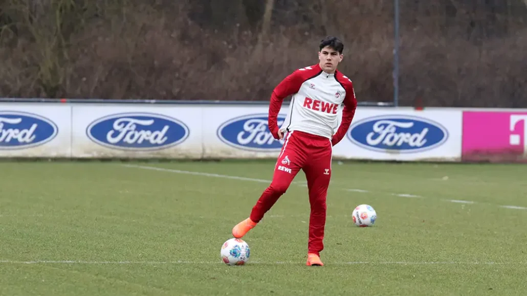 Felipe Chavez erstmals im FC-Training. (Foto: Gauer)