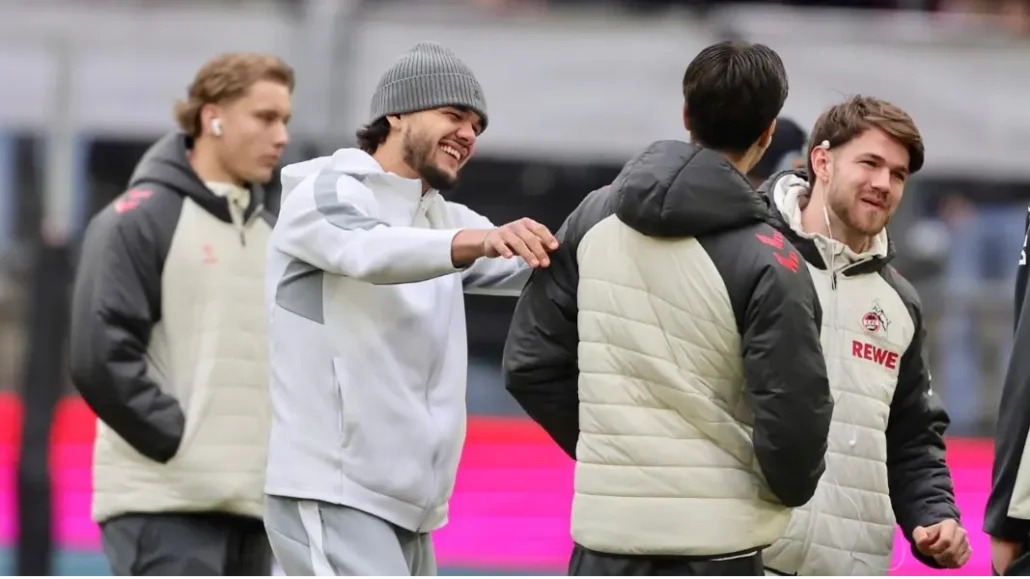 Mit seinen früheren Teamkollegen gab es eine herzliche Begrüßung für Max Finkgräfe. (Foto: Bucco)