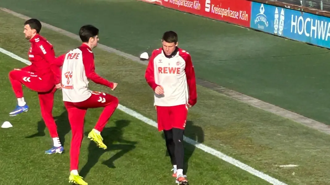 Ein Rückkehrer im Training – Neuzugang holt sich blutige Nase