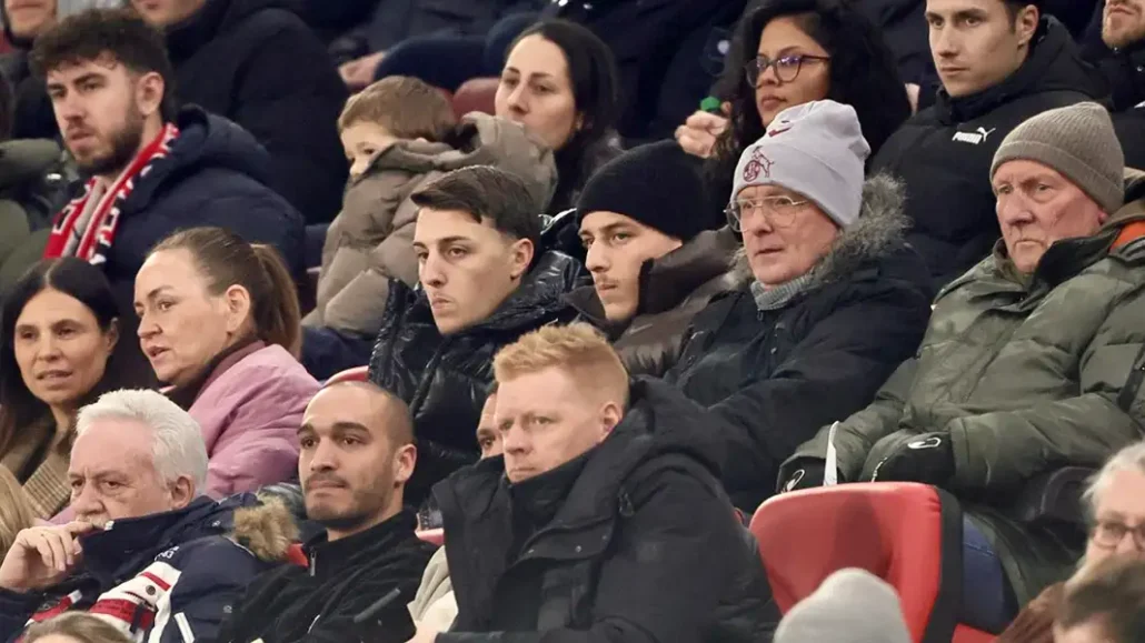 Malek und Said El Mala beim Youth-League-Heimspiel gegen Inter Mailand. (Foto: Bucco)