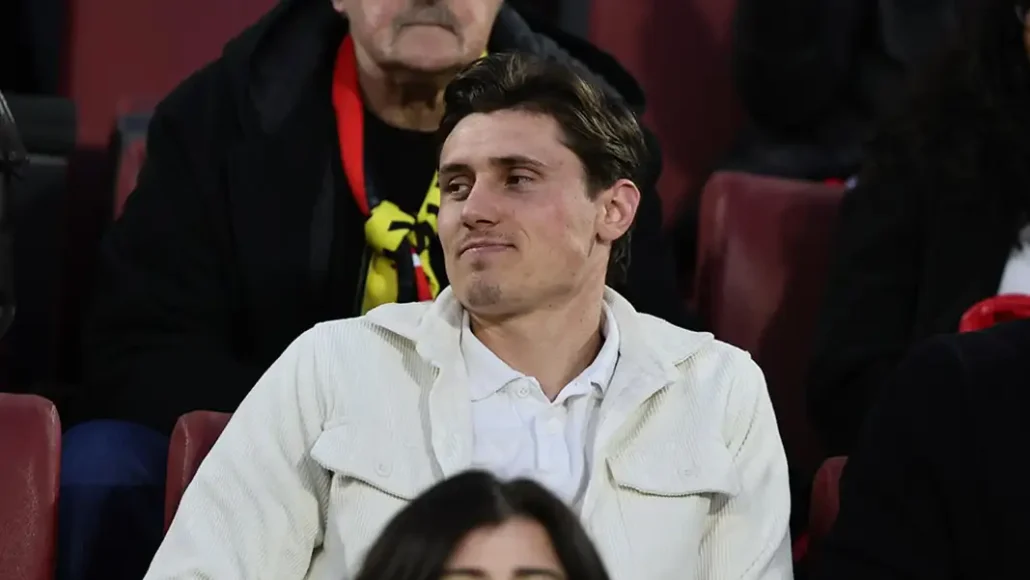 Alessio Castro-Montes am Samstagabend im RheinEnergieStadion auf der Tribüne. (Foto: Bucco)