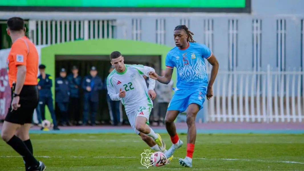 Elias Bakatukanda bei seinem Debüt für die U23 der Demokratischen Republik Kongo. (Foto: Fédération Congolaise de Football Association)