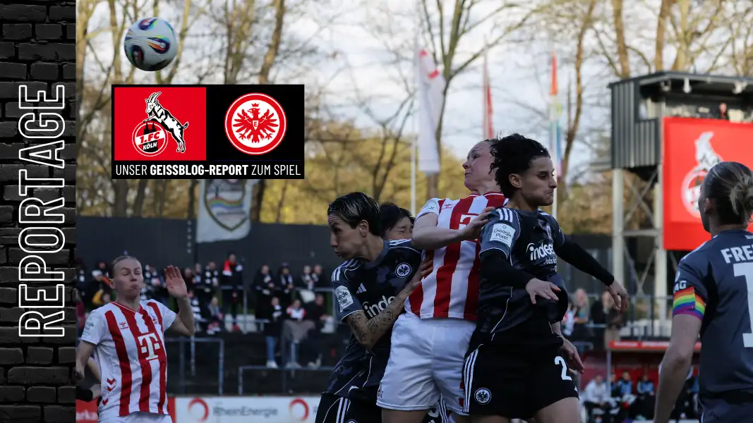 Marina Hegering köpft das 1:0 gegen Frankfurt. (Foto: Sylvia Eichinger)