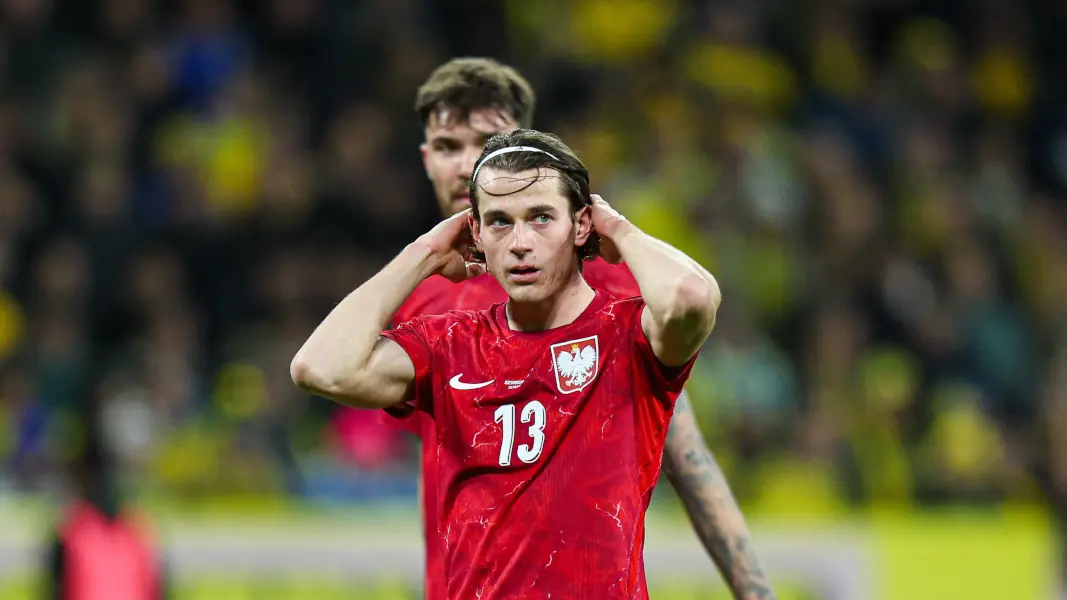 Jakub Kaminski hat die WM-Qualifikation mit Polen verpasst. (Foto: IMAGO / Newspix)
