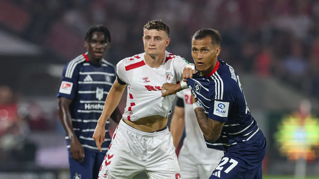 In der vergangenen Saison besiegte Davie Selke den 1. FC Köln mit dem HSV zweimal. (Foto: IMAGO / Brauer-Fotoagentur)