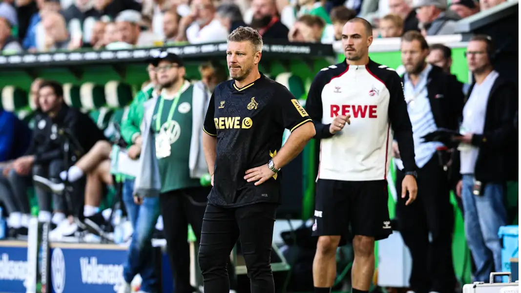 Lukas Kwasniok beim Auswärtsspiel in Wolfsburg. (Foto: IMAGO / Schroedter)