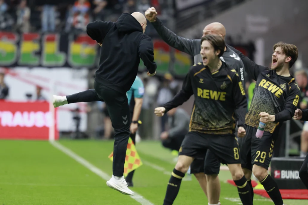 Wagners Jubel-Sprung nach dem 2:2-Ausgleich. (Foto: IMAGO / HMB-Media)