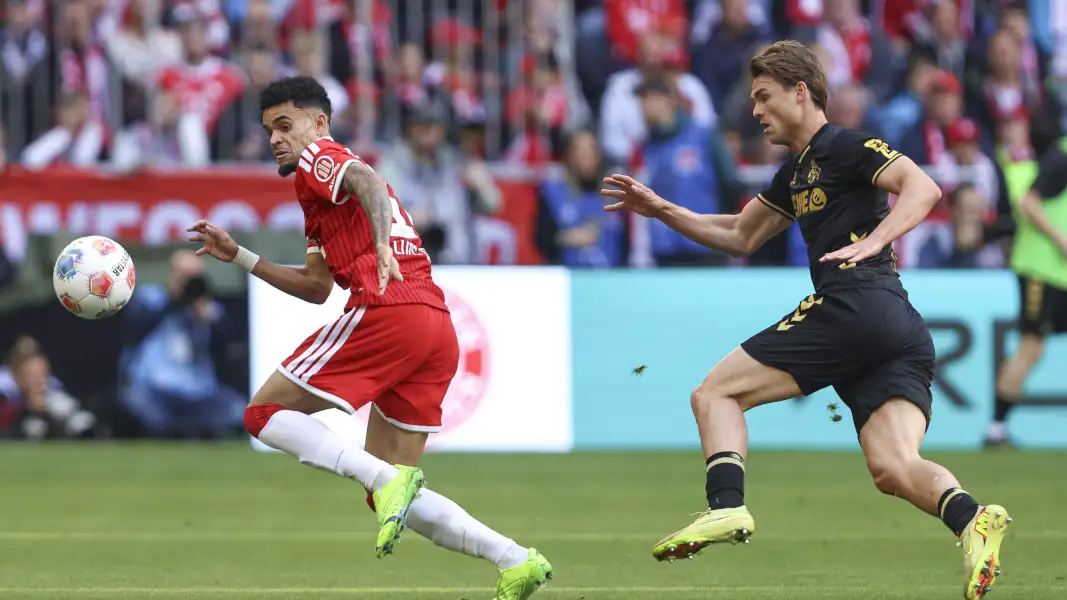 Joël Schmied zeigte sich beeindruckt von Luis Diaz. (Foto: IMAGO / DeFodi Images)