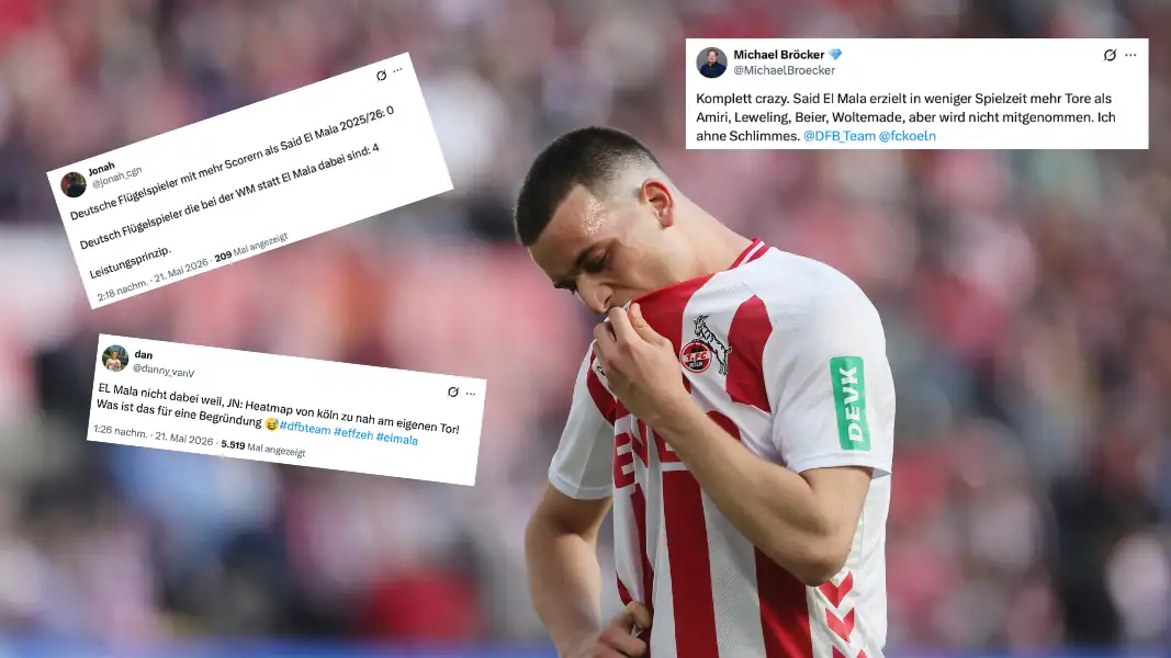 „Skandalös“ und „komplett crazy“: Die Fan-Reaktionen auf El Malas WM-Aus