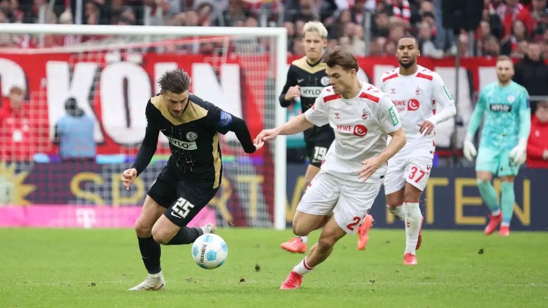 Der 1. FC Köln und Elversberg treffen 2026/27 in der Bundesliga aufeinander. (Foto: IMAGO / Fussball-News Saarland)