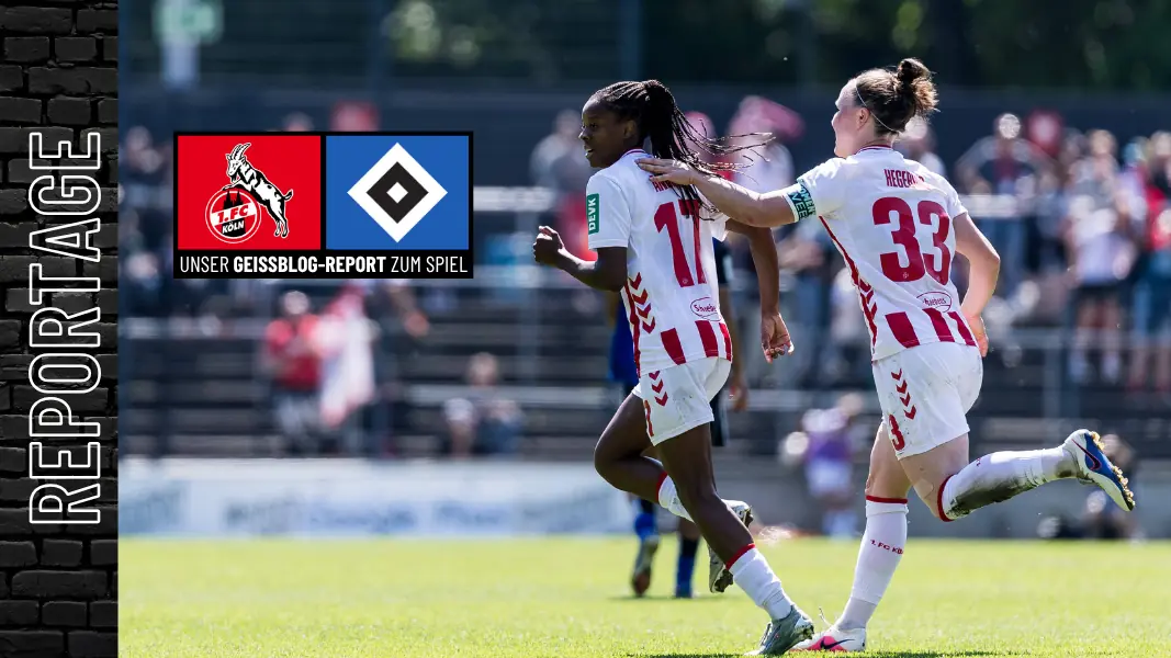 Lydia Andrade und Marina Hegering jubeln. (Foto: IMAGO / Beautiful Sports)