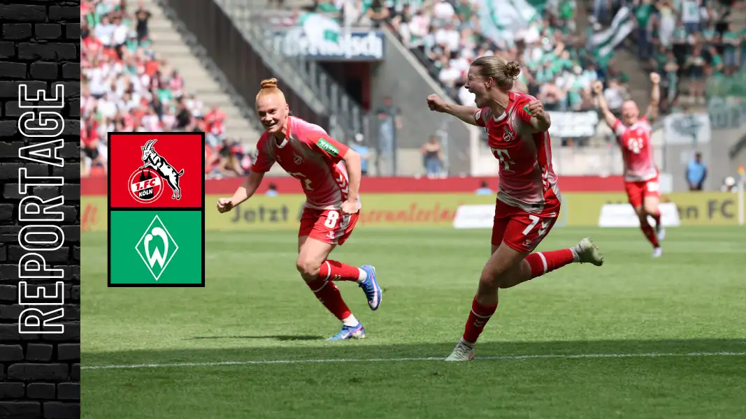 Anna-Lena Stolze bejubelt ihr Tor zum 2:0 gegen Bremen. (Foto: Sylvia Eichinger)
