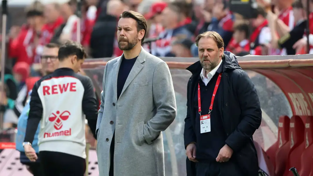 Thomas Kessler und Tim Steidten planen den Kölner Kader.