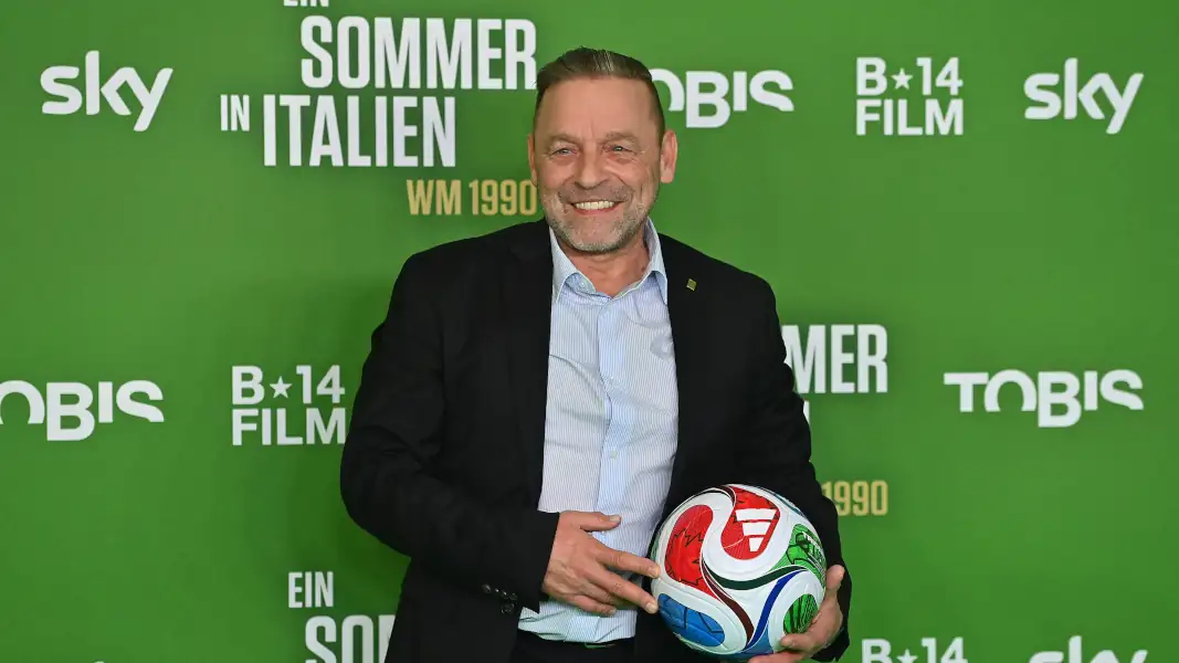 Thomas Häßler bei der Filmpremiere