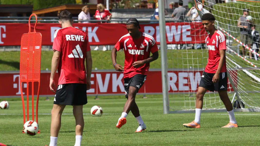 Reigan Heskey war am Samstag im Trainingslager erstmals im FC-Training dabei. (Foto: GEISSBLOG)