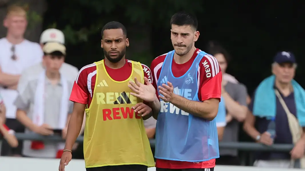 Linton Maina (li.) fehlte am Montag im Training. (Foto: Bucco)