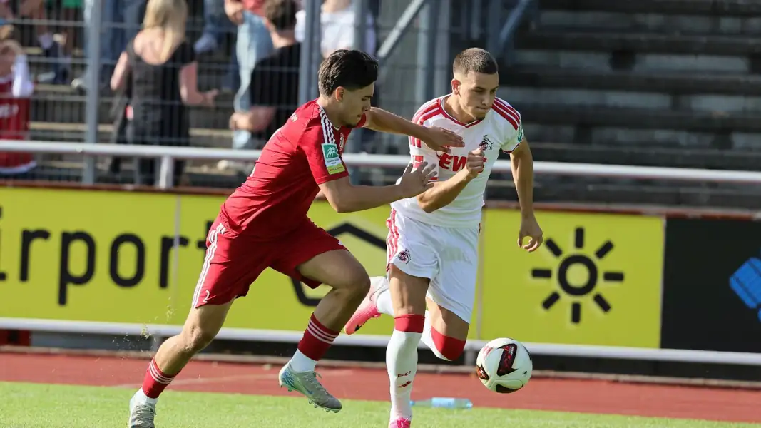 Said El Mala im Testspiel gegen Bergisch Gladbach. (Foto: Bucco)