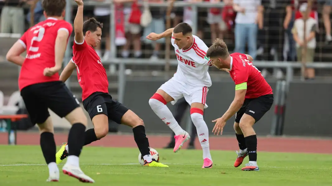 Said El Mala im Testspiel gegen Rheinsüd Köln. (Foto: Bucco)
