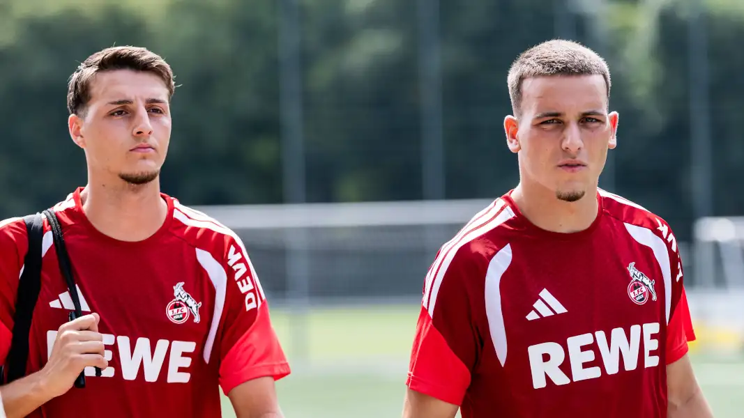 Malek und Said El Mala vom 1. FC Köln.