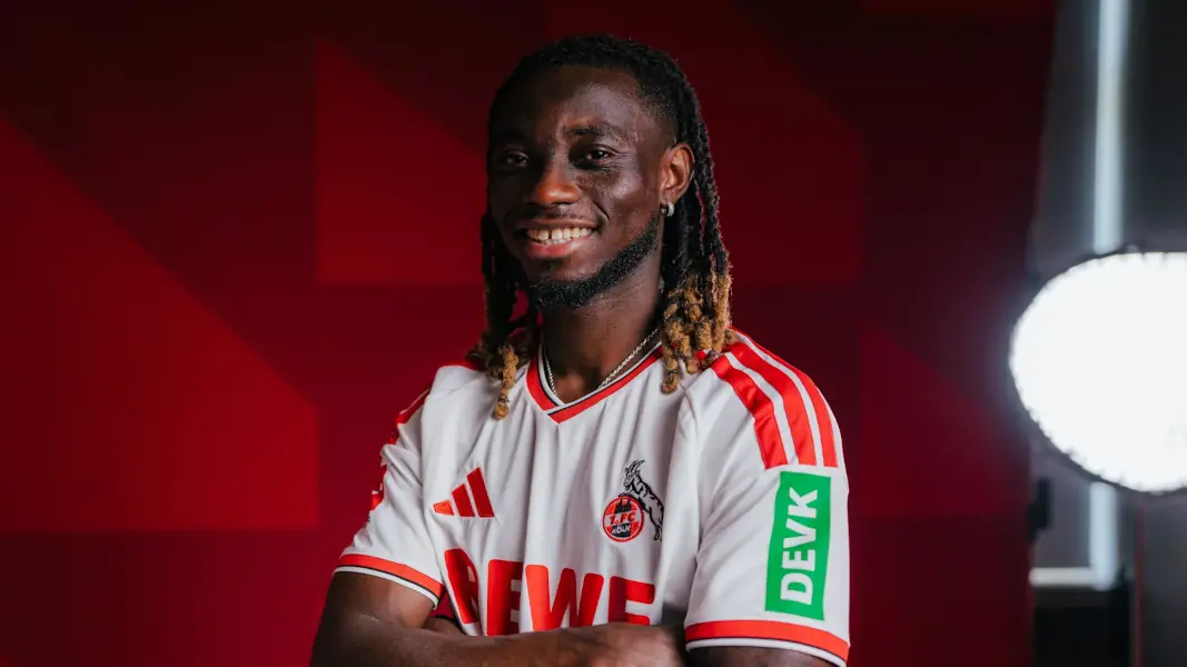 Der zweite Zugang des 1. FC Köln: Gideon Mensah. (Foto: 1. FC Köln)