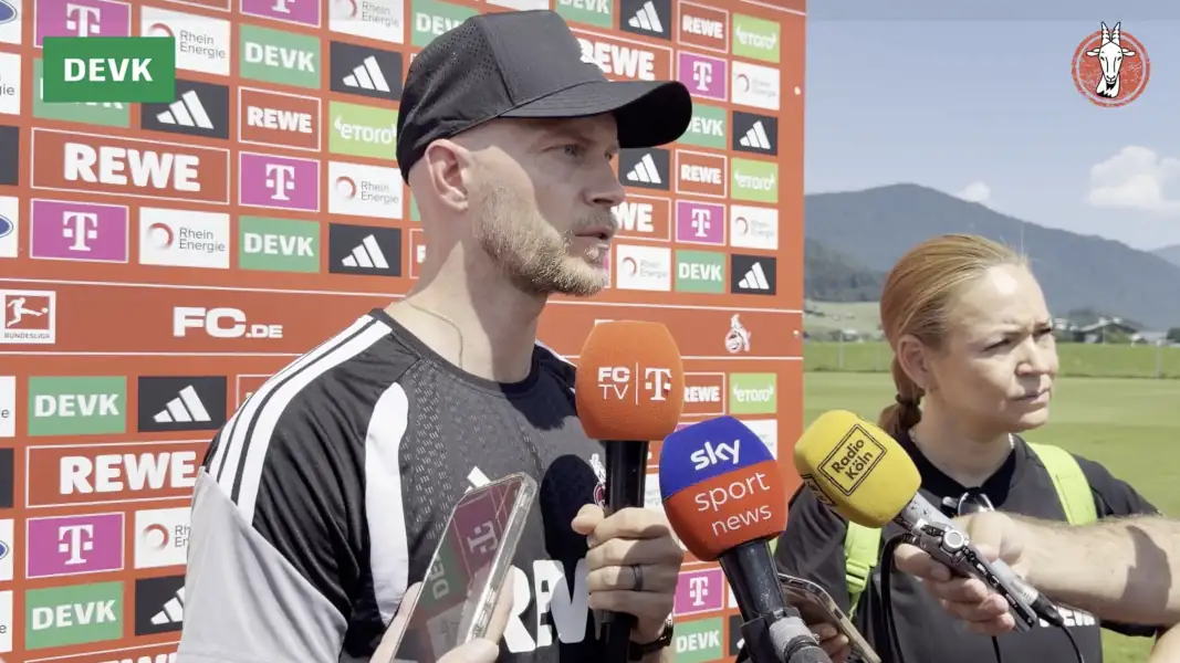 René Wagner bei der Abschluss-Mixed des Trainingslagers. (Foto: GEISSBLOG)