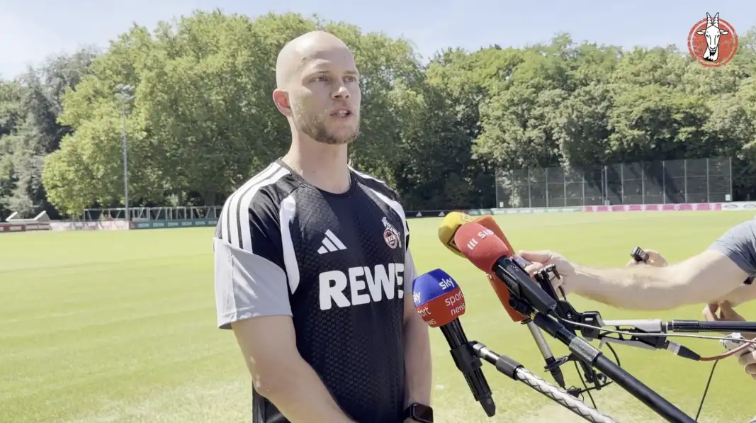 René Wagner am Freitag vor dem Trainingsauftakt. (Foto: GEISSBLOG)