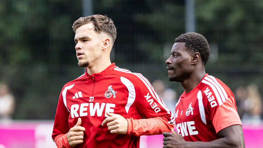 Thijs Dallinga und Ragnar Ache. (Foto: IMAGO / Beautiful Sports)