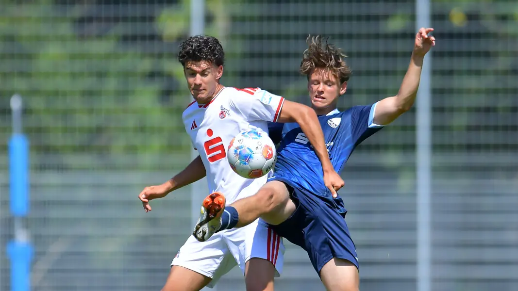 Die U19 um Milian Eggers setzte sich im DFB-Pokal in Bochum durch. (Foto: IMAGO / Funke Foto Services)