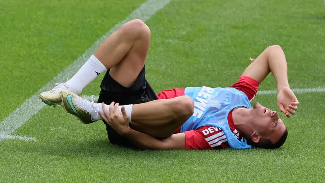 Wohl nur ein Schreckmoment: Said El Mala machte weiter. (Foto: Bucco)