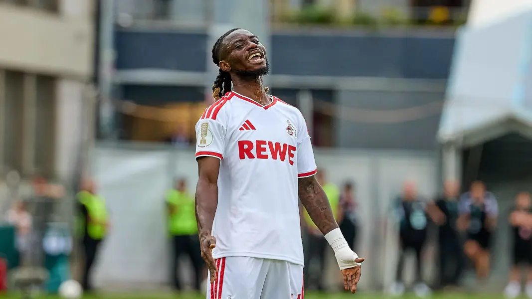 Bei Gideon Mensah klappte noch nicht alles. (Foto: IMAGO / Eibner)