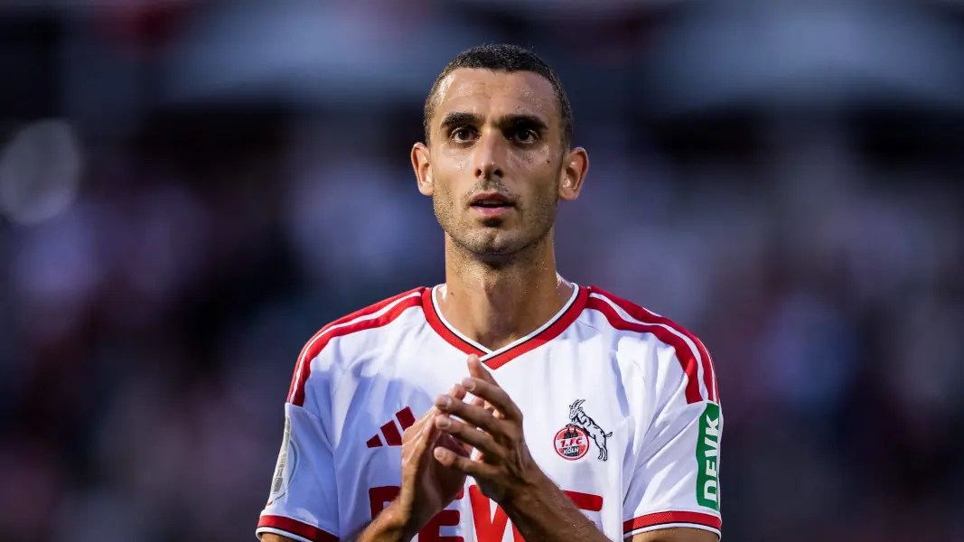 Ellyes Skhiri nach seinem Comeback für den 1. FC Köln in Würzburg. (Foto: IMAGO / Beautiful Sports International)
