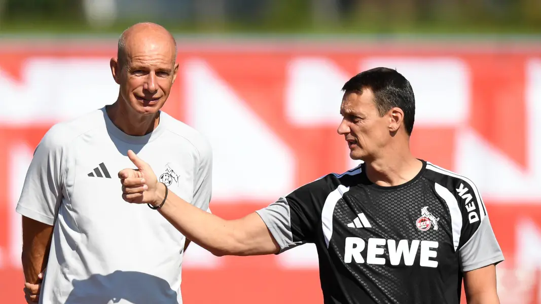 FC-Vize Ulf Sobek (r.) mit Präsident Jörn Stobbe in Kitzbühel. (Foto: IMAGO / Jan Huebner)