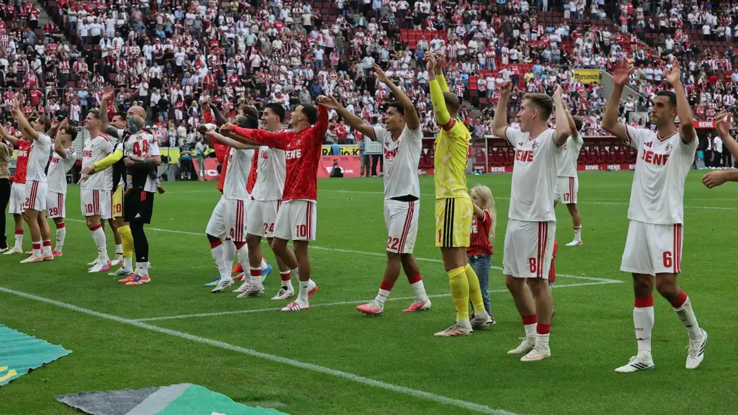 Jubel beim FC nach dem Sieg gegen Hoffenheim. (Foto: Bucco)