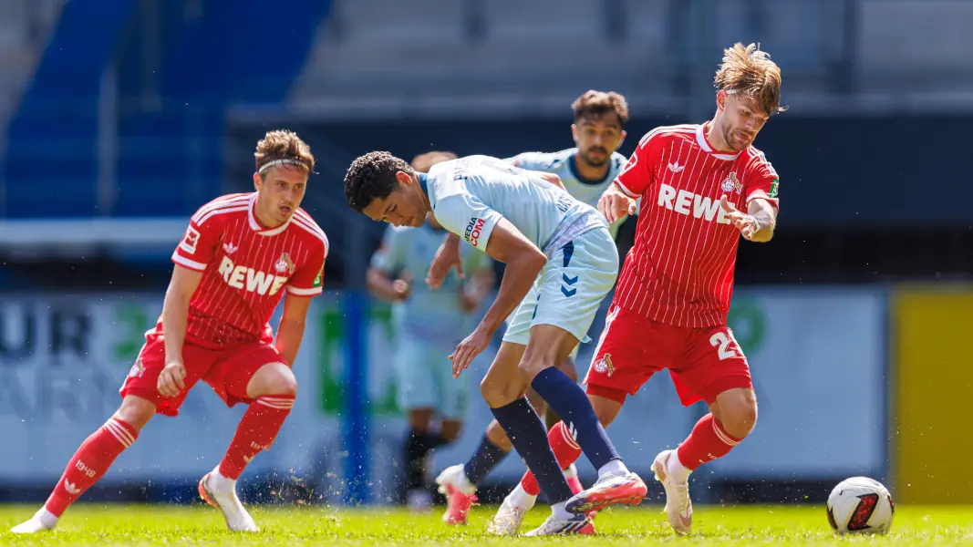 Die A-Mannschaft um Jan Thielmann verlor den ersten Test mit 2:3. (Foto: SC Paderborn)