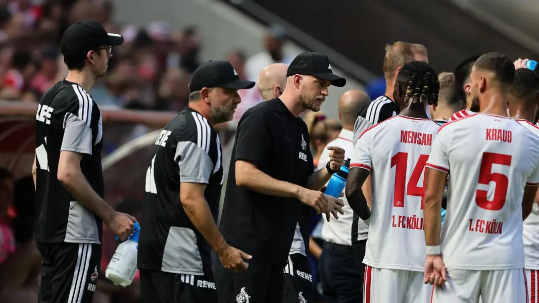 René Wagner (M.) am Samstag beim Testspiel gegen Real Sociedad. (Foto: Bucco)