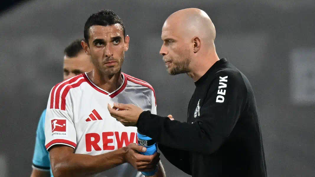 Ellyes Skhiri mit Trainer René Wagner